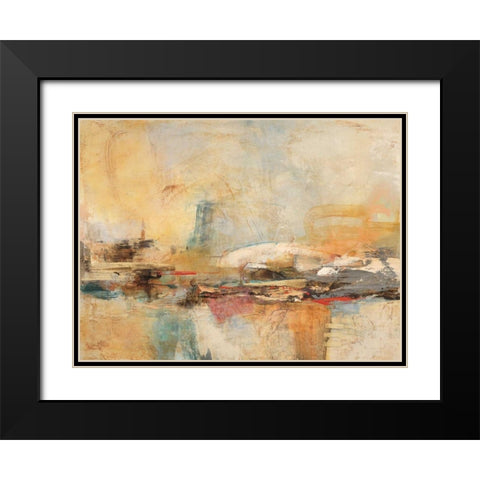 Air and Water 1 Black Modern Wood Framed Art Print with Double Matting by Villarreal Villarreal, Gabriela