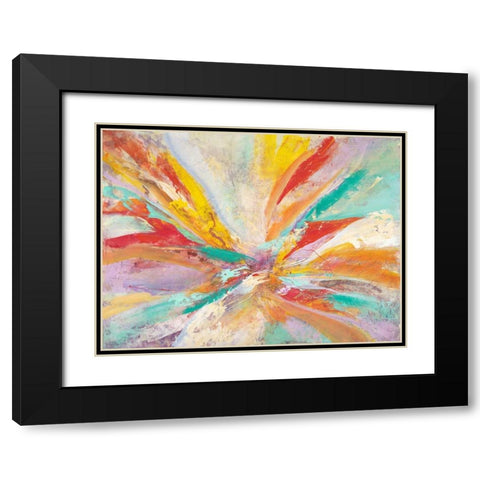Pure Joy Black Modern Wood Framed Art Print with Double Matting by Villarreal Villarreal, Gabriela