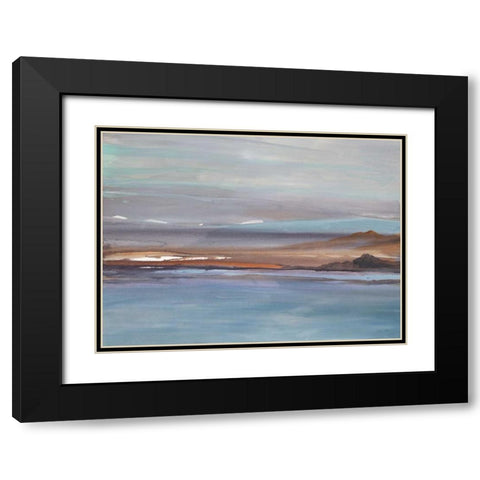 Sea to Sky 1 Black Modern Wood Framed Art Print with Double Matting by Gold, Lora