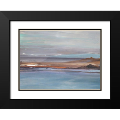 Sea to Sky 1 Black Modern Wood Framed Art Print with Double Matting by Gold, Lora