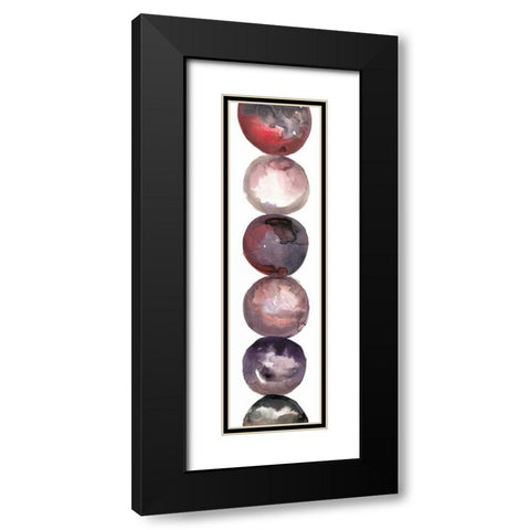 Circular Waters 2 Black Modern Wood Framed Art Print with Double Matting by Gold, Lora