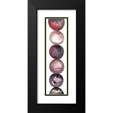 Circular Waters 2 Black Modern Wood Framed Art Print with Double Matting by Gold, Lora