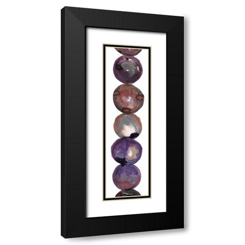 Circular Waters 1 Black Modern Wood Framed Art Print with Double Matting by Gold, Lora
