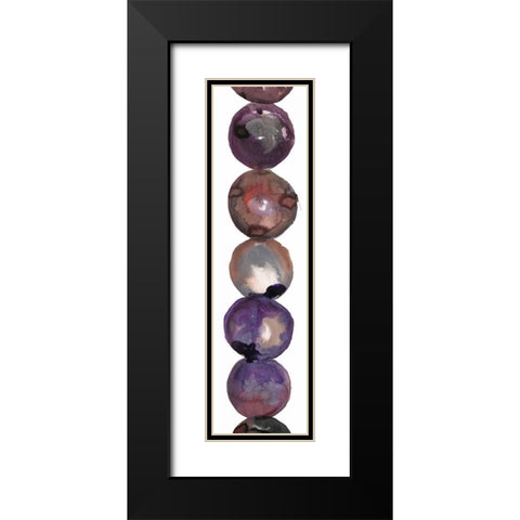 Circular Waters 1 Black Modern Wood Framed Art Print with Double Matting by Gold, Lora