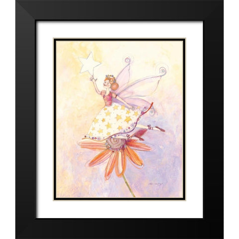 Caroline Dandelion Black Modern Wood Framed Art Print with Double Matting by Rawlings, Robin