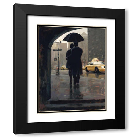 Urban Outings Black Modern Wood Framed Art Print with Double Matting by Sullivan, Miles