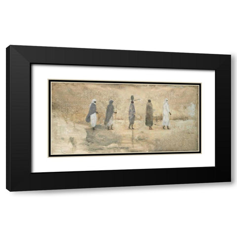 Desert Miraj  Black Modern Wood Framed Art Print with Double Matting by Sullivan, Myles