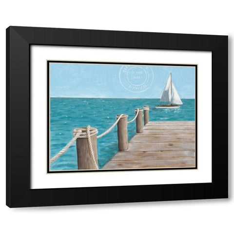 Escape and Let Go Black Modern Wood Framed Art Print with Double Matting by Sullivan, Myles