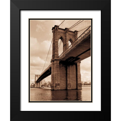 East Crossing Black Modern Wood Framed Art Print with Double Matting by Gleyzer, Sasha