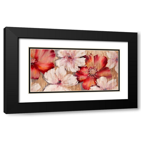 Barnwood Blossoms Black Modern Wood Framed Art Print with Double Matting by Gottschlag, Jurgen