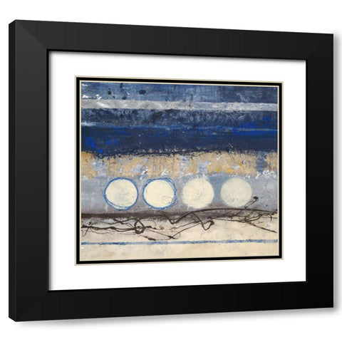 Partial Eclipse 1 Black Modern Wood Framed Art Print with Double Matting by Ioco, Filippo