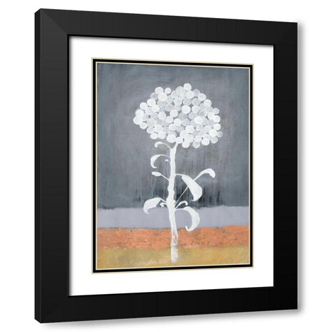 Loft Botanical 1 Black Modern Wood Framed Art Print with Double Matting by Ioco, Filippo