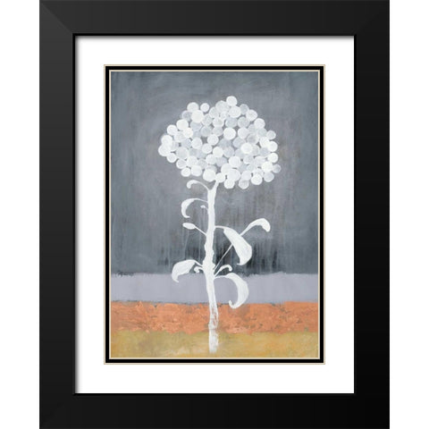 Loft Botanical 1 Black Modern Wood Framed Art Print with Double Matting by Ioco, Filippo