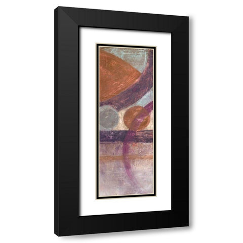 Pompeii 1 Black Modern Wood Framed Art Print with Double Matting by Loco, Filippo