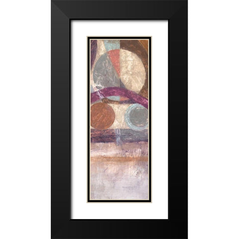 Pompeii 2 Black Modern Wood Framed Art Print with Double Matting by Loco, Filippo
