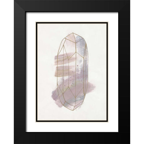 Crystal Reflection 1 Black Modern Wood Framed Art Print with Double Matting by Ioco, Filippo
