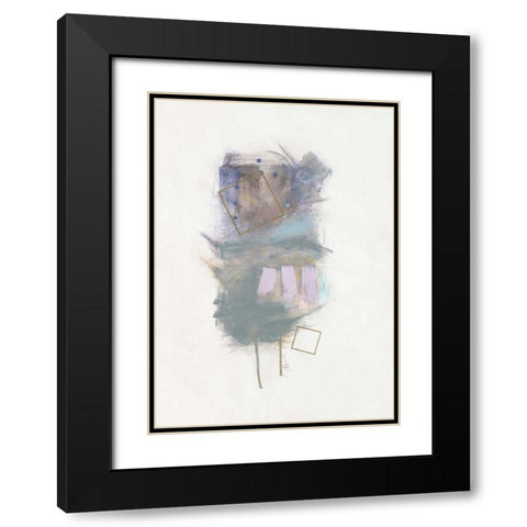 Energy Field 1 Black Modern Wood Framed Art Print with Double Matting by Ioco, Filippo