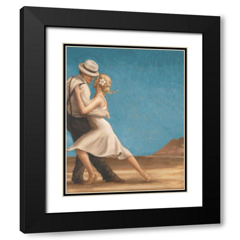 Time to Dance Black Modern Wood Framed Art Print with Double Matting by Amber, Zeph