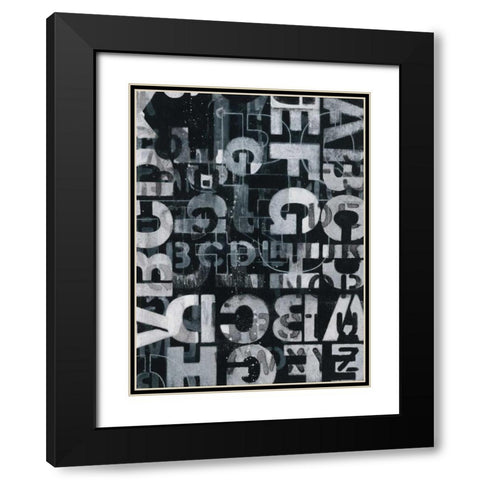 Wisdom 2 Black Modern Wood Framed Art Print with Double Matting by Wyatt, Norman Jr.