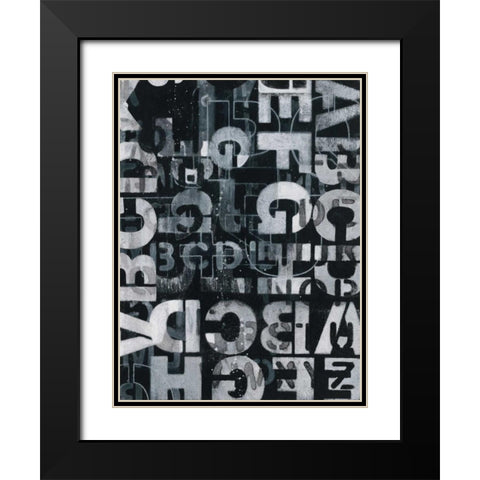 Wisdom 2 Black Modern Wood Framed Art Print with Double Matting by Wyatt, Norman Jr.
