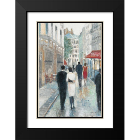 Paris Impressions 3 Black Modern Wood Framed Art Print with Double Matting by Wyatt, Norman Jr.