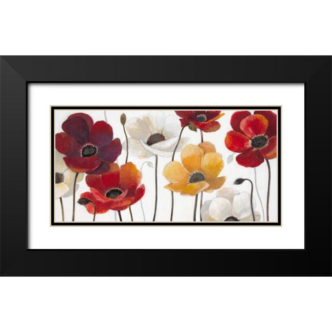 Summer Fields Black Modern Wood Framed Art Print with Double Matting by Wyatt, Norman Jr.