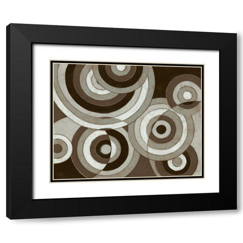 Midnight Blink Black Modern Wood Framed Art Print with Double Matting by Adams, Connor
