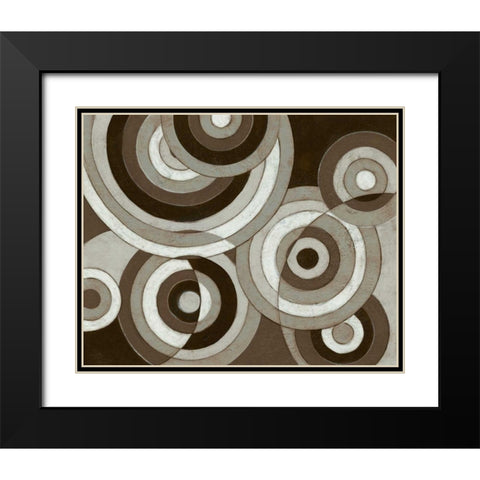 Midnight Blink Black Modern Wood Framed Art Print with Double Matting by Adams, Connor
