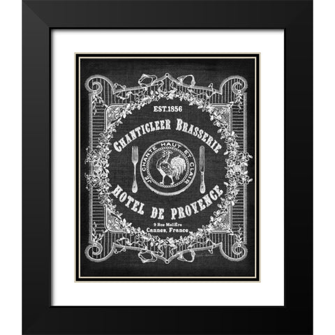 Hotel De Provence  Black Modern Wood Framed Art Print with Double Matting by Robertson, Walter