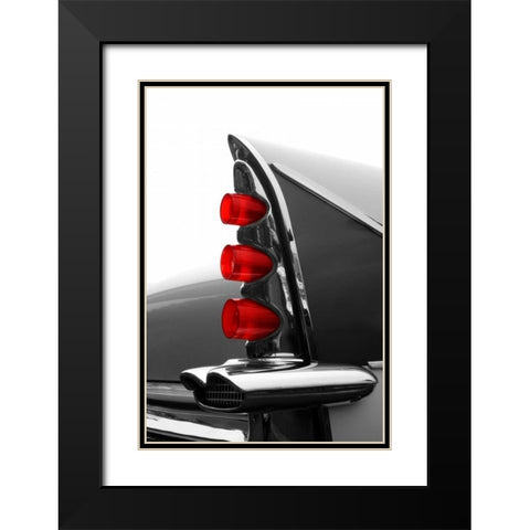 Gray Tailfin Black Modern Wood Framed Art Print with Double Matting by McCarthy, Matt