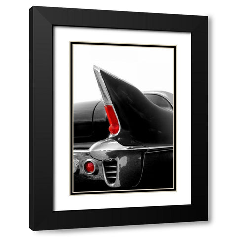 Black Tailfin Black Modern Wood Framed Art Print with Double Matting by McCarthy, Matt