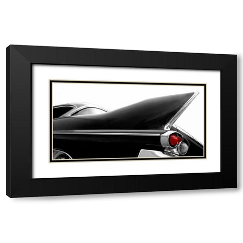 Jet Era Black Modern Wood Framed Art Print with Double Matting by McCarthy, Matt