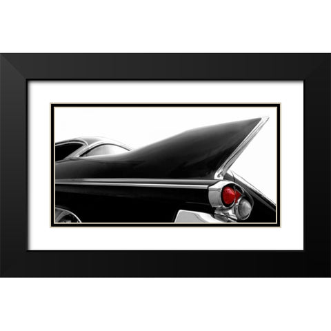 Jet Era Black Modern Wood Framed Art Print with Double Matting by McCarthy, Matt