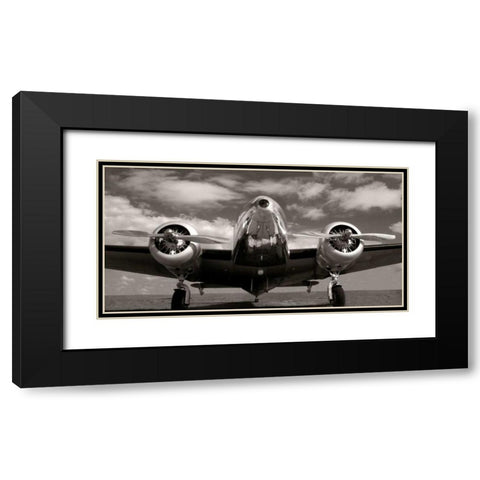 Runway Glory Black Modern Wood Framed Art Print with Double Matting by McCarthy, Matt