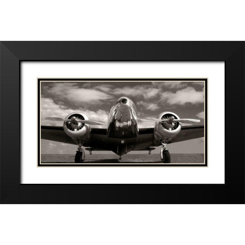 Runway Glory Black Modern Wood Framed Art Print with Double Matting by McCarthy, Matt
