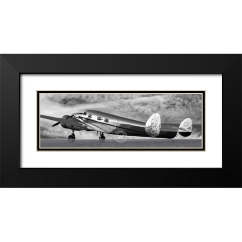 Air Adventure Black Modern Wood Framed Art Print with Double Matting by McCarthy, Matt