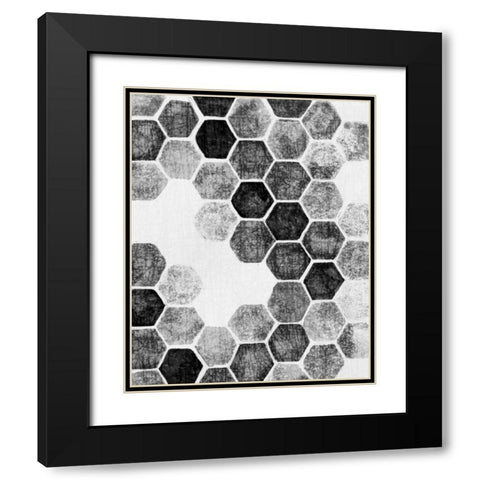 Natural Architecture 1  Black Modern Wood Framed Art Print with Double Matting by Lentz, Edith