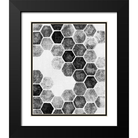 Natural Architecture 1  Black Modern Wood Framed Art Print with Double Matting by Lentz, Edith