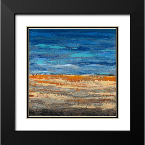 Desert Poppies Black Modern Wood Framed Art Print with Double Matting by Dascher, Dennis