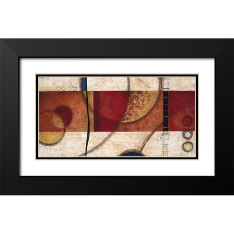 Musical Passage Black Modern Wood Framed Art Print with Double Matting by Dascher, Dennis