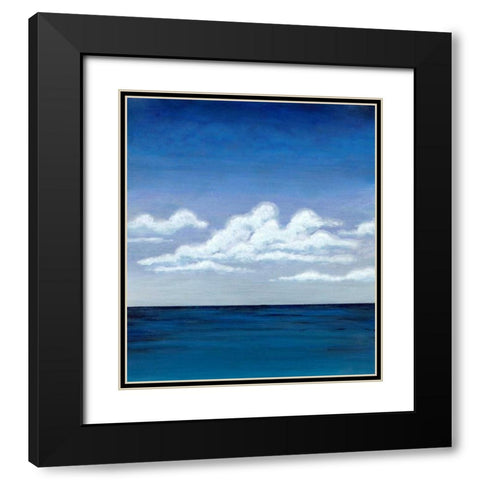 In the Clouds Black Modern Wood Framed Art Print with Double Matting by Dascher, Dennis