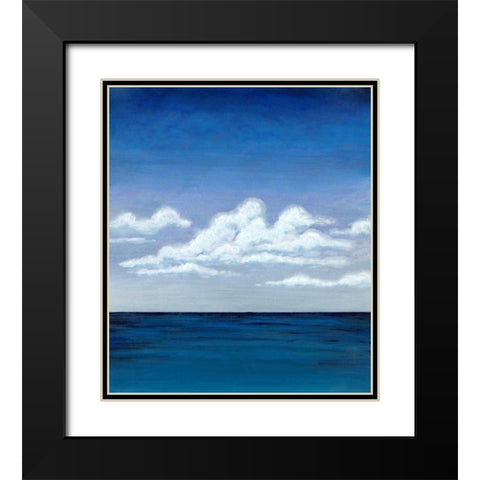 In the Clouds Black Modern Wood Framed Art Print with Double Matting by Dascher, Dennis