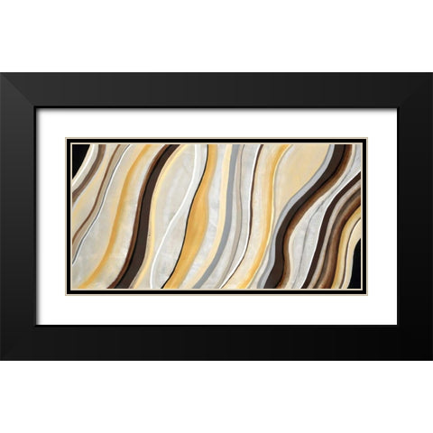Midtown Black Modern Wood Framed Art Print with Double Matting by Dascher, Dennis