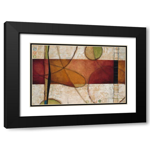 Amber Memories 1  Black Modern Wood Framed Art Print with Double Matting by Dascher, Dennis