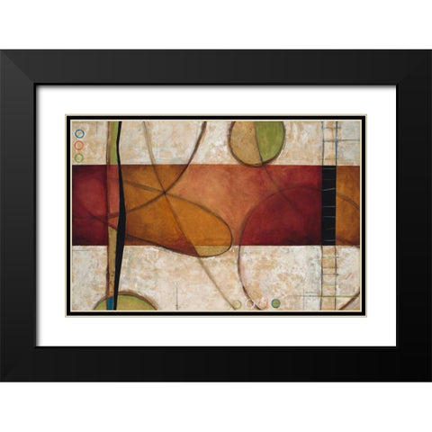 Amber Memories 1  Black Modern Wood Framed Art Print with Double Matting by Dascher, Dennis