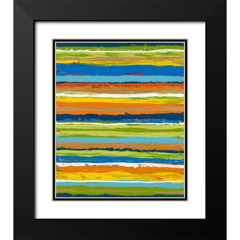 Miami Heat 1 Black Modern Wood Framed Art Print with Double Matting by Dascher, Dennis