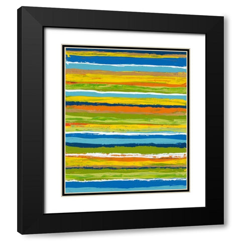 Miami Heat 2 Black Modern Wood Framed Art Print with Double Matting by Dascher, Dennis