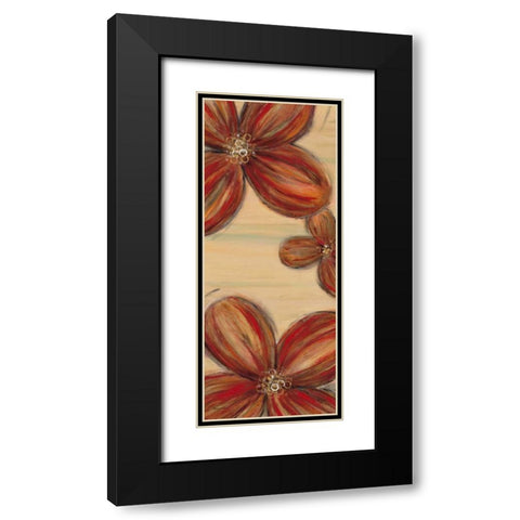 Scarlet Glory 2 Black Modern Wood Framed Art Print with Double Matting by Dascher, Dennis