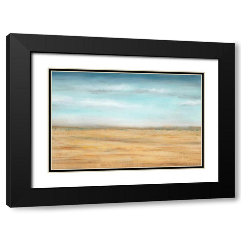 Golden Dawn 1 Black Modern Wood Framed Art Print with Double Matting by Dascher, Dennis