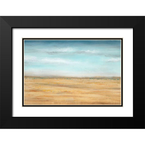 Golden Dawn 1 Black Modern Wood Framed Art Print with Double Matting by Dascher, Dennis